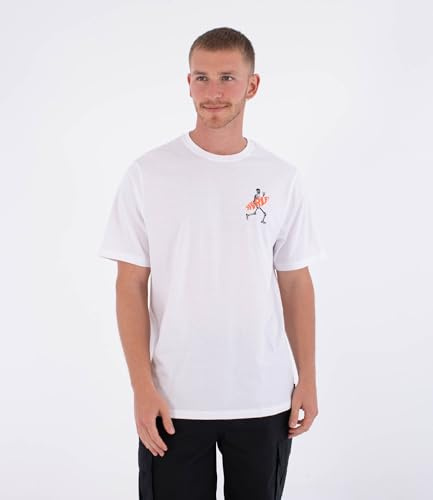 Hurley Herren T-Shirt Short Sleeve Men - Printing Press Flamingue T-Shirt (1er Pack)