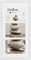 accent by nielsen Bilderrahmen mit Passepartout, 23 x 50 cm, Holz, Weiß, Collage mit 3 Bildern zum Aufhängen im Hoch- & Querformat, Echtglas, Apollon