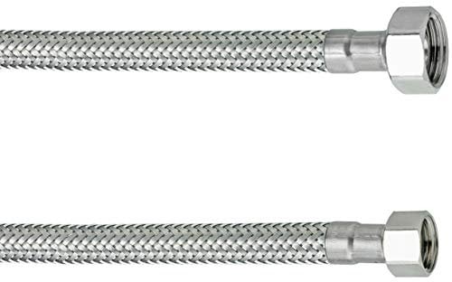 Cornat Flexibler Verbindungsschlauch - 400 mm Länge - 3/8 Zoll IG, 3/8 Zoll IG - Hochwertige Edelstahl-Umflechtung / Anschlussschlauch für Wasserhahn / Armaturenschlauch / Flexschlauch / T3173261270