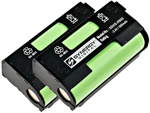 Synergy Digital Cordless Phone Batteries - Replacement for Sennheiser BA2015 Cordless Phone Battery (Set of 2)