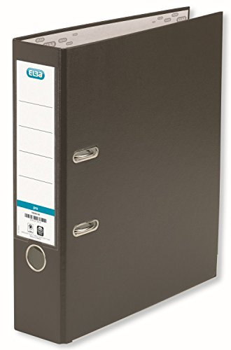 Elba Ordner A4, smart Pro, 8 cm breit, Kunststoff außen, braun