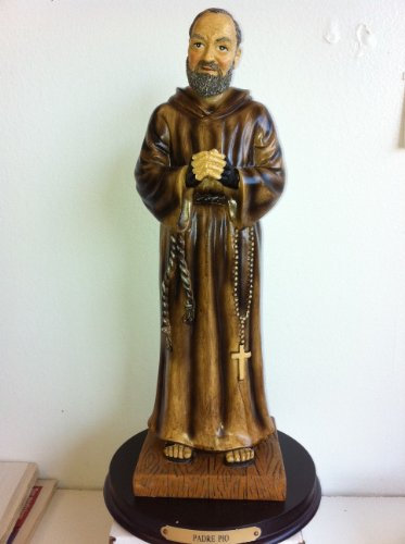 StealStreet SS-G-312.71 Heilige Figur Padre Pio, religiöse Dekoration, Statue, Dekoration, 30,5 cm