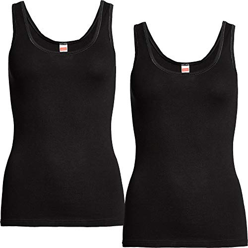 con-ta Damen-Unterhemd 2er-Pack Feinripp