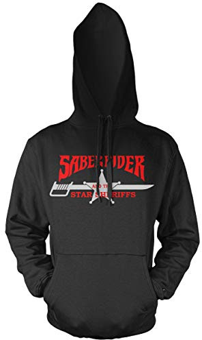 Uglyshirt89 Saber Rider and The Star Sheriffs Kapuzenpullover | Kult | He-Man | Action | Fun (XL)