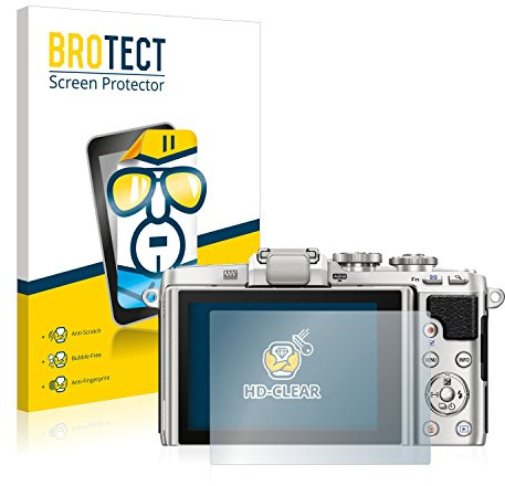 BROTECT (2 Stück Schutzfolie für Olympus PEN E-PL7 Displayschutz Folie Made in Germany, Ultra-Klar