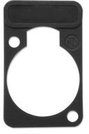 Kunststoffplatte mit Einrastfarbe für Serie DL/DLX schwarz