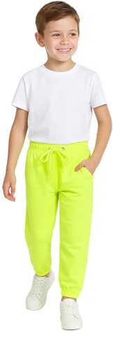 A2Z 4 Kids Boys Girls Joggers Jogging Pants Tracksuit Bottom Sweatpants Fleece Casual School Trouser Age 2 3 4 5 6 7 8 9 10 11 12 13 Years | Soft Warm Casual Fleece Jogging Pants for School and Daily Wear