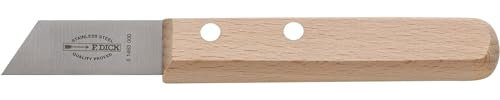 F.Dick Couteau de montage, couteau de câble (longueur : 17,5 cm, antirouille, poignée en bois, 0,05 kg)