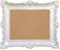 Lnxp BILDERRAHMEN BAROCKRAHMEN mit GLAS 56x46cm RECHTECKIG REPRO Bilder für 30x40cm oder 40x30 cm BAROCK ANTIK (Weiß) 50TR