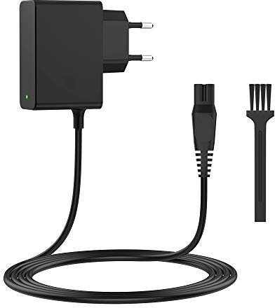 Berls 15 V 500 mA 5,4 W Ladegerät für Bartschneider, Kabel für Philips Aquatouch 9000 7000 5000 3000 1000, Multigroom Elektrorasierer Serie, HQ8505 Elektrisches Kabel