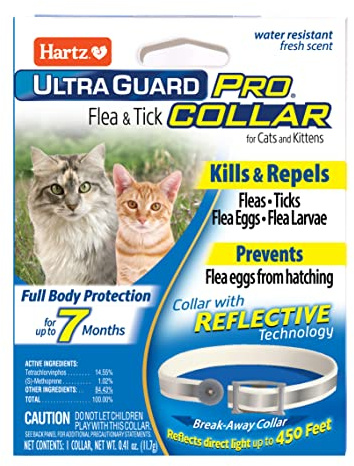 Hartz UltraGuard Pro Flea & Tick Collar for Cats and Kittens, 7 Month Flea and Tick Prevention and Protection, 1 Collar