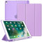 FINTIE Funda para iPad Air 10.5 (3.ª Gen) 2019/iPad Pro 10.5 2017 con Soporte Integrado para Pencil - Trasera Transparente Mate Carcasa Ligera con Auto-Reposo/Activación, Lavanda