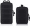 TANSOLE 2er molle Tasche klein Taktische gürtel Taschen für militär Polizei molle System Tactical zubehör Pouch Bag Outdoor Camping EDC einsatztasche Schwarz 124/127