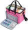 Teamoy Wool Storage Case Suitable for Carrying Knitting/Crochet Wool and Pockets for Accessories (Not Supplied), Nylon, Pink