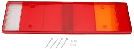 dt 2 x Spare Parts 1.21255 Rückleuchtenglas, L: 464 mm, H: 130 mm für LKW, Bus, Transporter