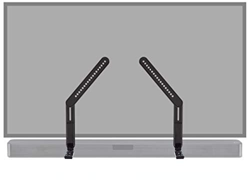 ECHOGEAR Sound Bar Mounting Brackets For TVs - Adjust Height & Depth for Maximum Compatibility Between Your TV & Soundbar - Works With With LG, Vizio, Bose, Dolby Atmos Speakers & More