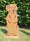Gartenfigur Hund Golden Retriever Metallfigur Rostfigur Rost Deko Höhe ca. 80 cm