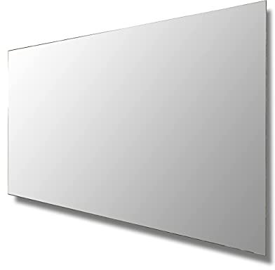 baanio - Espejo Baño Rectangular 70x120 cm Smooth | Espejos de Baño de Vidrio Resistente 4 mm, Plata Ecológica sin Cobre, Fácil Instalación | Montaje Horizontal o Vertical | Diseño Moderno