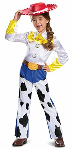 Disguise Deluxe Disney Offizielles Jessie Toy Story Kostüm, Cowgirl Kostüm Für Mädchen, Größe S