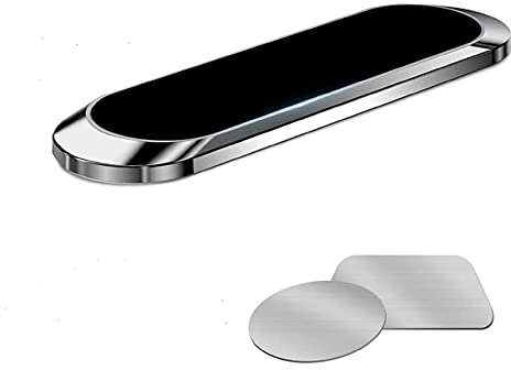 YGKJ Soporte Movil Coche Magnético, Universal Iman Coche Soporte Teléfono Coche Compatible con iPhone 13 12 11 Pro XS MAX XR X 8 Plus 7 Plus, Galaxy S10 S10+ / S9 / S9+ and More (Gris)