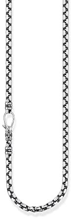 Thomas Sabo Kreuz Gliederkette aus 925er Sterlingsilber, Länge: 55cm, KE2080-637-21-L55