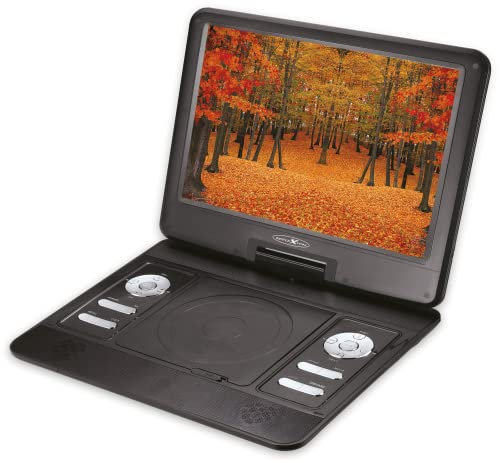 REFLEXION DVD1322 Tragbarer TV mit DVD-Player 34cm 13 Zoll inkl. 12V Kfz-Anschlusskab