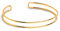SINGULARU - Double Ring Choker - Starre Doppelhalskette am Hals befestigt - Messing-Choker mit 18 Kt vergoldeter Oberfläche - Verstellbare Halskette - Schmuck für Damen