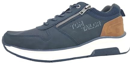 TOM TAILOR Herrenschuhe Für lose Einlagen Schnürer Blau Freizeit