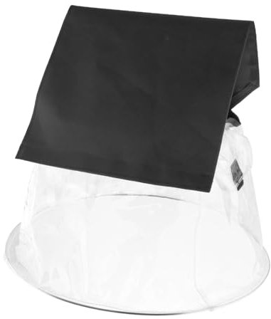 F Fityle Regenschutz für Moving Head, Wasserdichte Moving Light Rain Cover, Waterproof Covers für Regen Moving Head Beam Weather Cover, Outdoor Dome Cover Regenschutz für Moving Heads Strahler, Klar