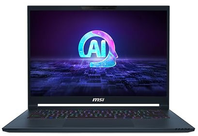 MSI Stealth 14 AI Studio A1VEG-007FR : Intel Core Ultra 7 155H – 16GB DDR5 – SSD 1TB – Nvidia RTX4050 6GB – 14’ 2,8K 120Hz – Windows 11 Famille