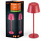 Ledvance ENDURA STYLE TABLE USB Außenleuchte, 2,5W, 200lm, Tischleuchte, magenta, wiederaufladbarer Akku, IP44 Schutzklasse, stufenloses Dimmen, Lichthelligkeits-Memory-Funktion