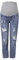 Jeans Premaman Donna Pantaloni Premaman Donna Estivi Donna Incinta Jeans Vita Alta Elastico Cintura maternità Pantaloni Casual Strappati Denim Pantaloni Leggins Premaman Donna Salopette (Blue, L)