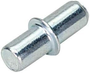 Hettich Bodenträger und Glasbodenträger Duplo 5mm mit Ring für Bohrung Einlegeboden Halter - Regalbodenträger Regalstifte 5mm Fachträger Bodenträger für Einlegeböden aus Stahl (100, Bodenträger Duplo)