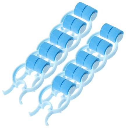 Clips Nariz 16 Piezas Pom Eva de Fijación para Respiración | Pack Compacto para Viaje y Exterior, Ayuda a Reducir Mucosidad Nasal, 16 Unidades