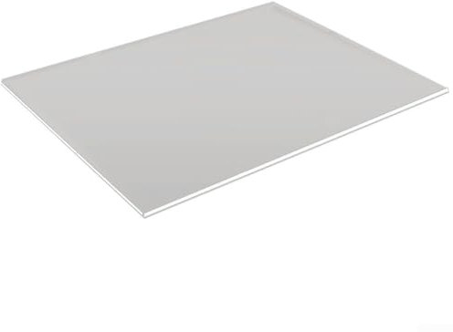 Greenhouse Warehouse Clear Acrylic Sheet, 3mm Acrylic Plastic Safety Sheet for Greenhouse Glass Glazing Panels Replacement(400x400x3 mm)