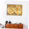GAROZATION 3stücke Retro Weltkarte Poster Nautische Karten Wandkunst Vintage Deko Für Wohnzimmer Schlafzimmer Hintergrund Wandbehang Papiermalerei Weltkartenposter