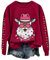 Qixiu Weihnachten Pullover Damen,weihnachtsmütze,Weihnachtspullover Damen weinglas,weihnachtsmotiv Weihnachten,weihnachtskleidung Herren,Karierte Hose,Hoody Decke,Partner socken Weihnachten,hässlich