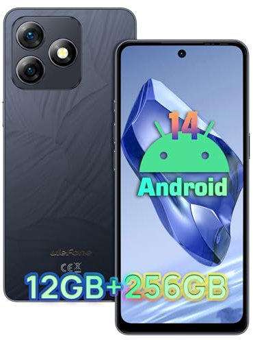 Ulefone Note 18 Pro Cellulari Offerta, 12GB + 256GB /2TB Espandibile, Fotocamera 64MP + 32MP Smartphone Offerta, Display 6.78 HD+ Batteria 5450mAh Android 14 Smartphone, OTG/NFC/GPS/Dual SIM-Nero