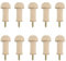 MOROBOR 10PCS Wooden Shaker Pegs, 1.34 Inch Shaker Peg Unfinished Wood Shaker Racks for Hanging Clothes Hats Towel Paint DIY