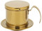 Grcfumo Caffettiera, Caffettiera in Acciaio Inossidabile, Caffettiera Vietnamita con Filtro Antigoccia, Tazze da caffè per Cucina Domestica, Ufficio, Ristorante, Caffetteria (Oro)