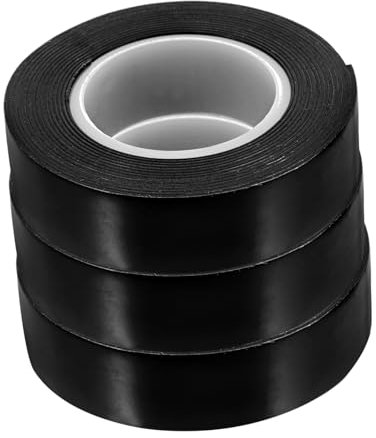SOESFOUFU 3er-pack Industrie-isolierband Schwarzes Hochwärme-isolierband Klebeband Zum Reparieren und Abdichten