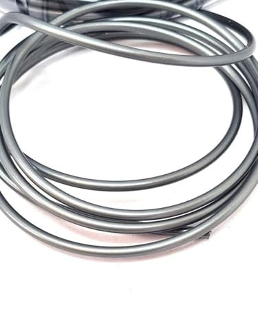 GIOMARI Professioneller Trimmerfaden Rolle 15 Meter aus Nylon Ersatz 2,4 mm rund quadratisch Rasentrimmer aus Aluminium (Quadrat)