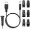 Swiftctrl 5V USB Ladekabel Set – Kompatibel mit Rasierern, Haarschneidern und Trimmern – 6 Stecker für Remington, Norelco, Braun & Weitere – Inklusive USB-Adapter – Ersatz-Netzteil für elektrische Ger