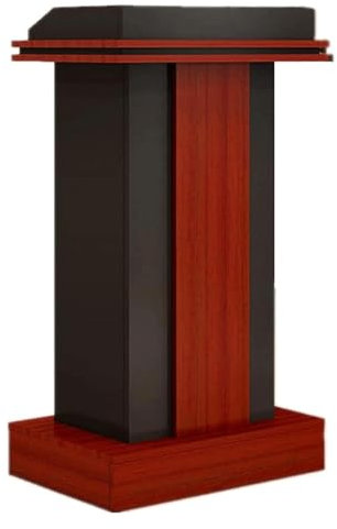 asdchZen Rednerpult Aus Massivem Holz Mit Offenem Stauraum Und Schubladen Modernes Design Höhe 110 cm Professionelles Rednerpult Für Veranstaltungen Und Präsentationen, A