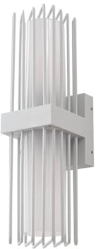 Lucande Wandleuchte außen Chandan (spritzwassergeschützt (Modern) in Weiß aus Aluminium (2 flammig, E27) - Außenwandleuchten Wandlampe Led Außenlampe Outdoor für Außenwand/Hauswand Haus