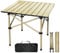 Tking Campingtisch Klappbar Klapptisch Belastbar Camping Falttisch Tragbar Leicht Picknicktisch Gartentisch Grilltisch Tapezieren Tisch für Picknick Kochen Garten Wandern Reisen Balkontisch Aluminium