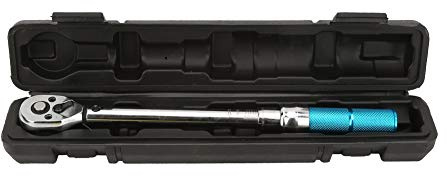Drehmomentschlüssel 5-60Nm 3/8 Zoll Verstellbar, Ratsche mit Schnellspannknopf, Robuster Stahl - Präzise Drehmomenteinstellung, Ergonomischer Griff, Ideal für Auto Reparatur und Motorrad Wartung