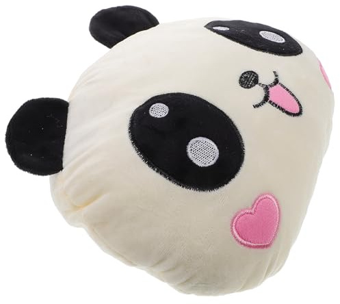 HEMOTON Auto Nackenstützkissen Cartoon Panda Kissen für Sitze Bequemes Kissen mit Elastischem Band für Autofahrer Flugzeug und Zuhause Weich und Leicht zu Reinigen