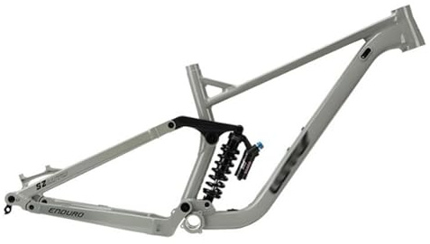 ZECHAO 27,5/29er Fully-Mountainbike-Rahmen, 12x148mm Steckachse, Enduro-Rahmen, 16''/18'' Scheibenbremse, DH/AM/XC mit Hinterbaudämpfern(Grey,M)