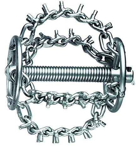 Rothenberger Kettenschleuderkopf mit Spikes, mit 4K + Ring, Kupplung 22mm/7/8, D=65mm 72285